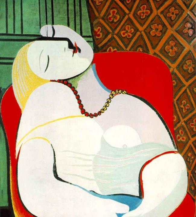 Картина «Сон», 1932 года, на которой изображена Мария-Тереза, входит в число самых дорогих картин Пикассо (Стоимость: $155 млн). Многие искусствоведы и арт-критики считают, что Пикассо больше не писал так ни одну женщину. В портрете прослеживается, насколько художник восхищается возлюбленной: он использует мягкие линии и яркие краски, каждый цвет которой имеет свое значение.