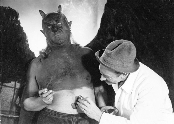 Съемки немецкого фильма «Фауст», 1926 год.