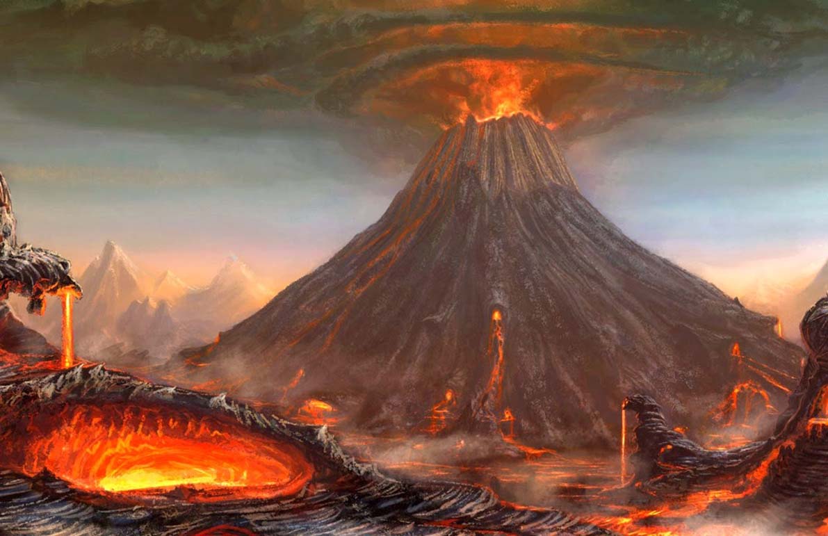 Сообщение доклад Извержение вулкана